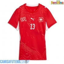Camisa de time de futebol Suíça Ricardo Rodriguez #13 Replicas 1º Equipamento Feminina Mundo 2026 Manga Curta